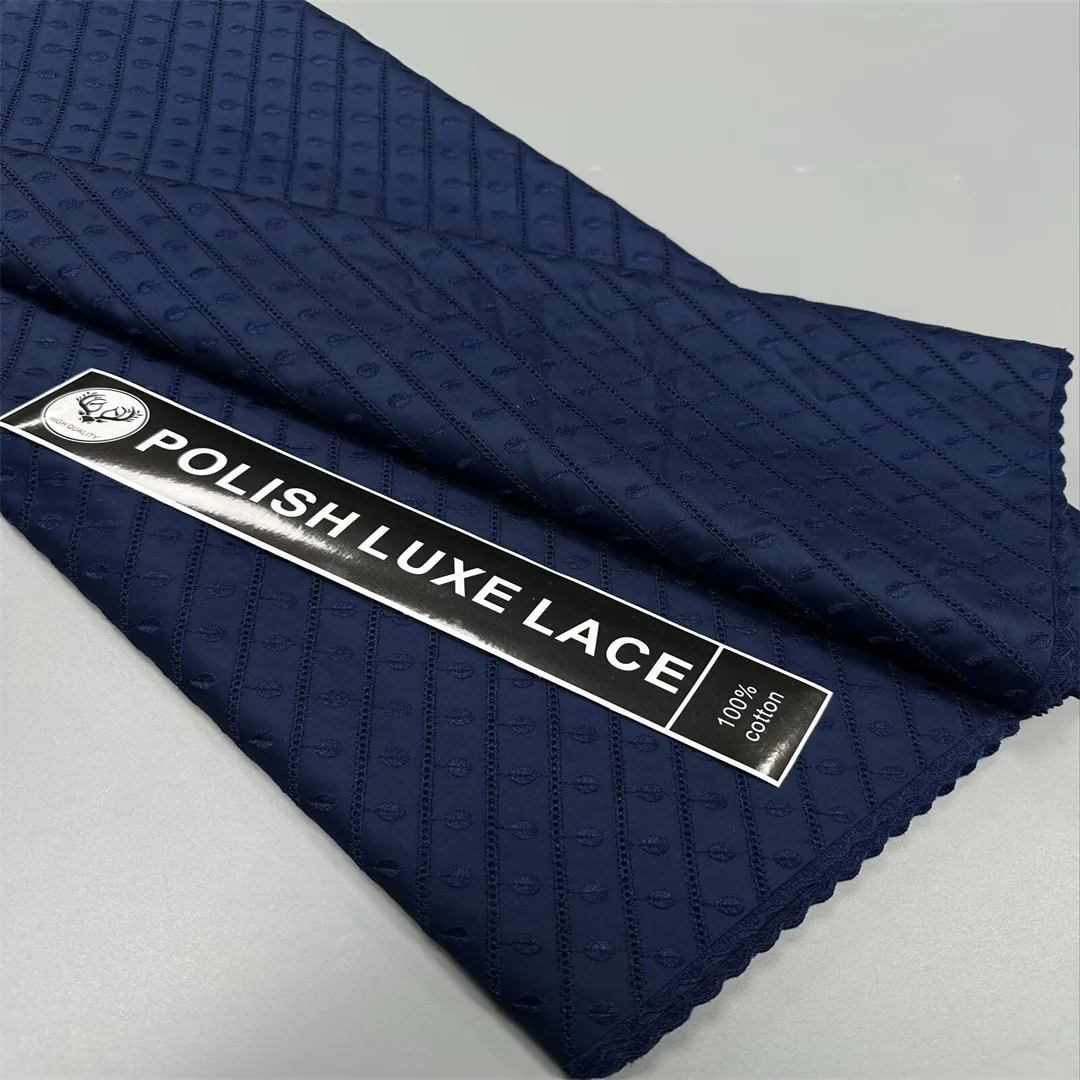 Wholesale Fabric for Men 2026 High-Quality Egyptian Cotton Swiss Voile Lace Nigerian Design 5 Yards for Clothes Making Hot Sale
Wholesale Fabric for Men 2026 High-Quality Egyptian Cotton Swiss Voile Lace Nigerian Design 5 Yards for Clothes Making Hot Sale