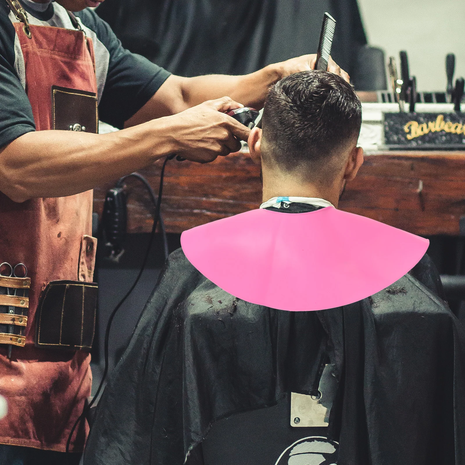 Silicone Hair Purple Shawl Unisex Hairdressing Styling Cape Barber Barber Supplies Neck Wrap Easy Wash Salon Short Hair Cape
Silicone Hair Purple Shawl Unisex Hairdressing Styling Cape Barber Barber Supplies Neck Wrap Easy Wash Salon Short Hair Cape