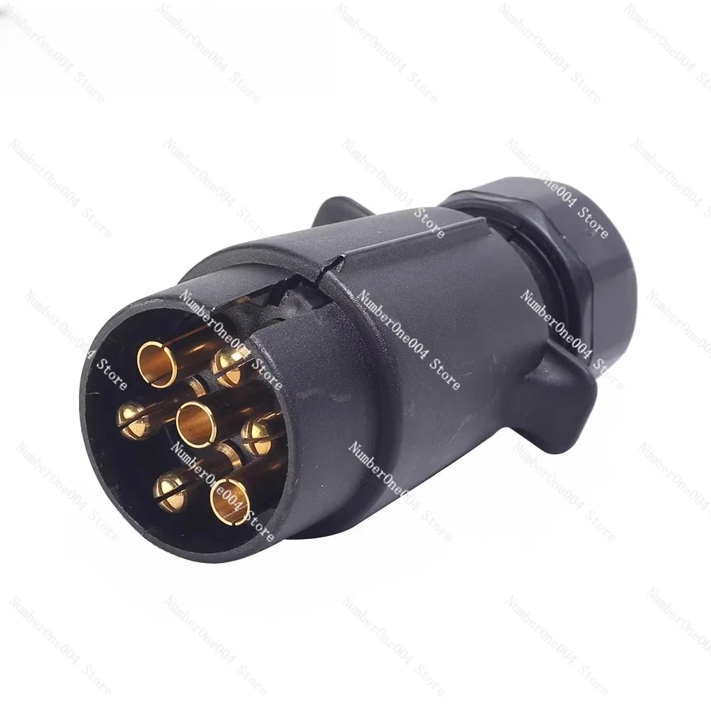Copper Core 7-Hole/7-Pin Trailer Plug Socket Power Male Female for RV ATV Yacht Trailer Accessories Modification
Copper Core 7-Hole/7-Pin Trailer Plug Socket Power Male Female for RV ATV Yacht Trailer Accessories Modification