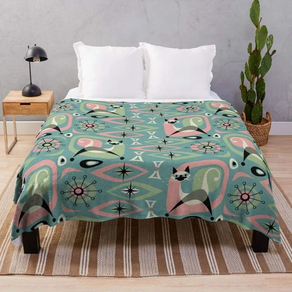 Mid Century Siamese Cat Abstract on Blue Throw Blanket Sleeping Bag Decoratives Heavy Decorative Beds Blankets
Mid Century Siamese Cat Abstract on Blue Throw Blanket Sleeping Bag Decoratives Heavy Decorative Beds Blankets