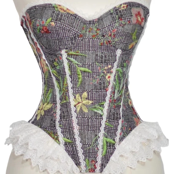 Female Lace Bra Sculpting Corsets Women New Vintage Print Bustier Tops Victorian Sexy Overbust Lingerie Corselet
Female Lace Bra Sculpting Corsets Women New Vintage Print Bustier Tops Victorian Sexy Overbust Lingerie Corselet