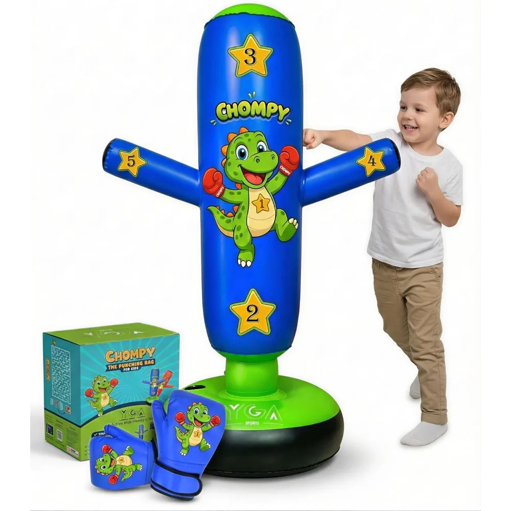 Inflatable Kids Punching Bag Dinosaur 48 inch with Gloves Boxing Toy Set for Ages 3 8 Karate Taekwondo Gift
Inflatable Kids Punching Bag Dinosaur 48 inch with Gloves Boxing Toy Set for Ages 3 8 Karate Taekwondo Gift
