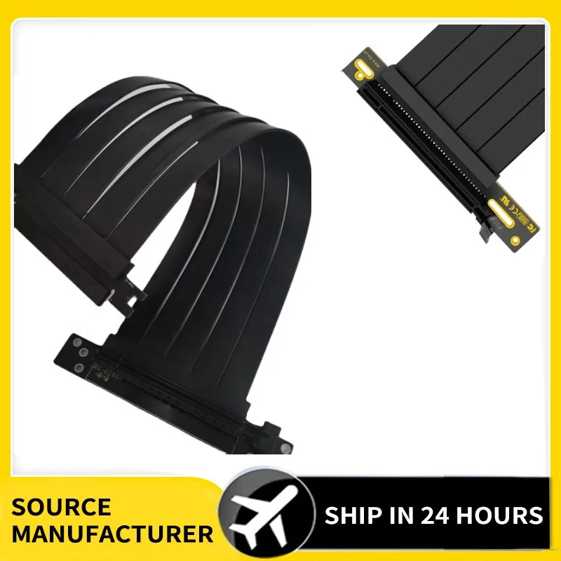 NEW PCIE 4.0 X16 Riser Cable Video Card Extension Shielded Flexible 180° Mounting GPU Express Lossless PCI Express 4.0 16X Cable
NEW PCIE 4.0 X16 Riser Cable Video Card Extension Shielded Flexible 180° Mounting GPU Express Lossless PCI Express 4.0 16X Cable