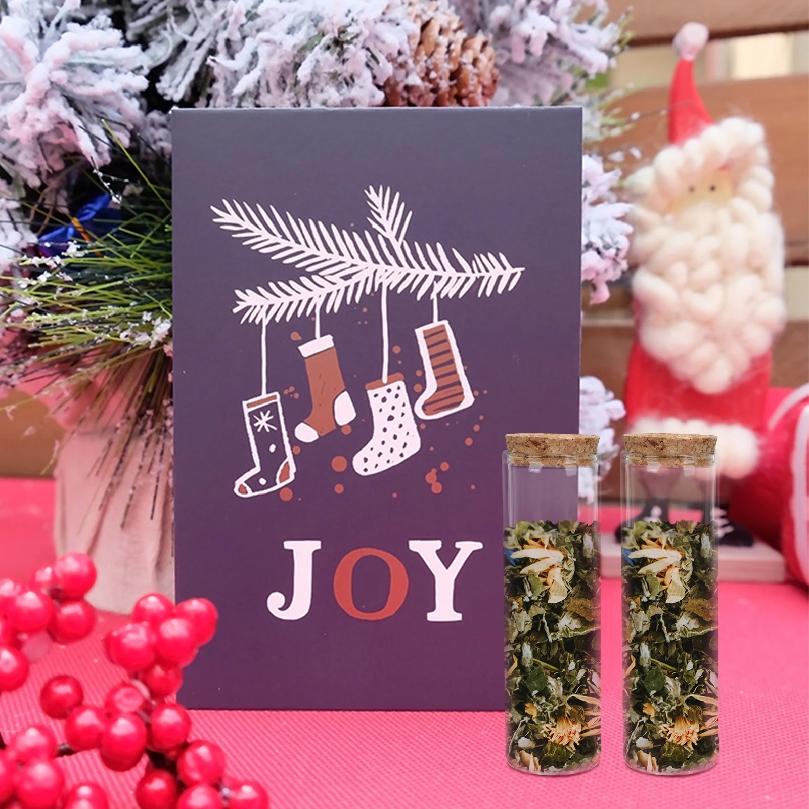 6Pcs Glass Bottle Mini Transparent Test Tubes with Wooden Cork Stopper DIY Storage Container for Potpourri Seeds Sand Gemstones
6Pcs Glass Bottle Mini Transparent Test Tubes with Wooden Cork Stopper DIY Storage Container for Potpourri Seeds Sand Gemstones