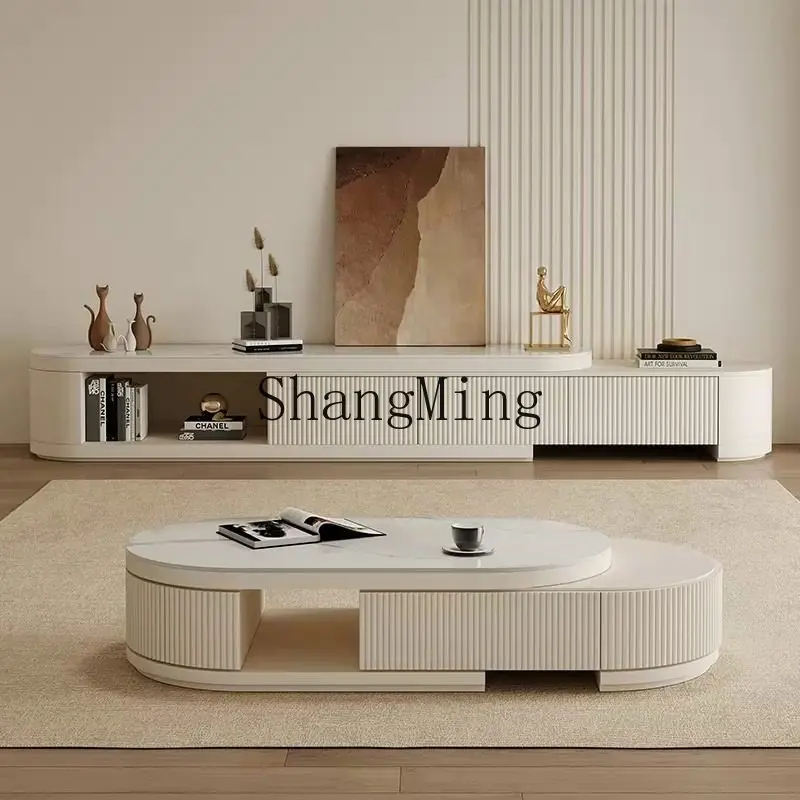 CL luxury cream style telescopic slate coffee table TV cabinet combination living room modern simple coffeeor home use
CL luxury cream style telescopic slate coffee table TV cabinet combination living room modern simple coffeeor home use