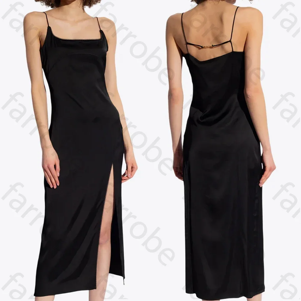 Customized Sexy Elegant Notte Slip Satin Midi Dress A-Line Evening Dresses Formal Exquisite High Quality Prom Party Gowns Women
Customized Sexy Elegant Notte Slip Satin Midi Dress A-Line Evening Dresses Formal Exquisite High Quality Prom Party Gowns Women