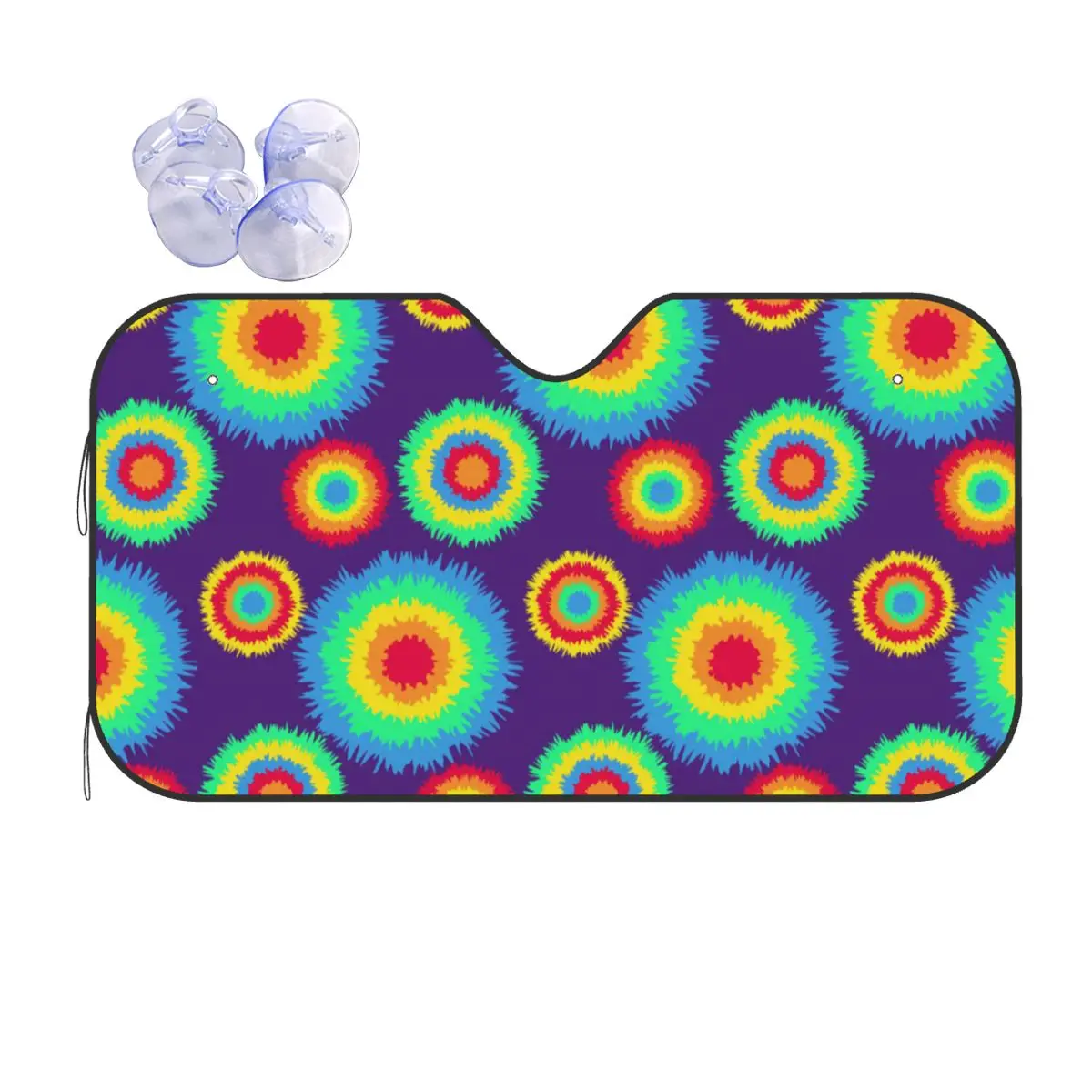 Tie Dye Novelty Windshield Sunshade 76x140cm Foils Car Window Windscreen Cover Sunscreen Curtain
Tie Dye Novelty Windshield Sunshade 76x140cm Foils Car Window Windscreen Cover Sunscreen Curtain