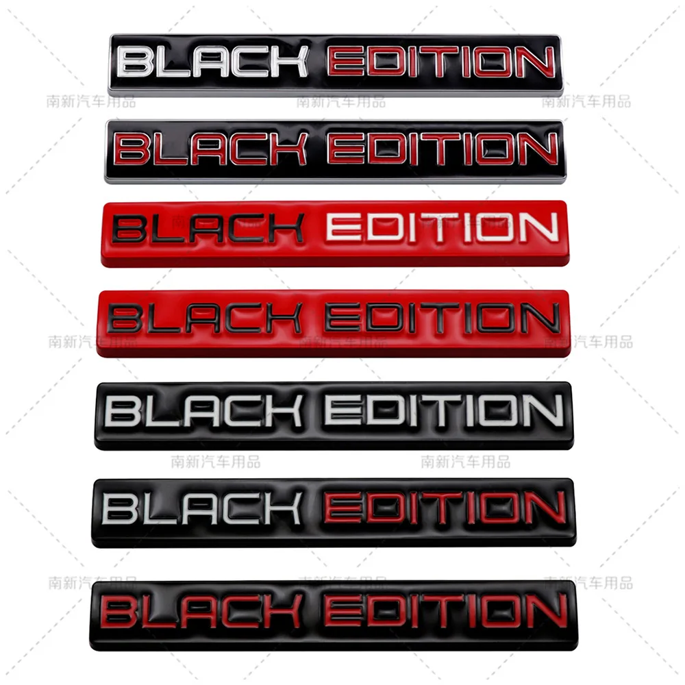 Cross border hot selling car modification label BLACK EDITION metal car sticker EDITION body sticker rear badge car sticker
Cross border hot selling car modification label BLACK EDITION metal car sticker EDITION body sticker rear badge car sticker