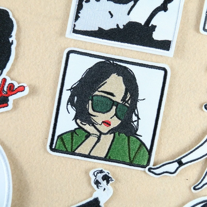 Black and White Character Embroidery Moon Girl Japanese Girl Adhesive Personality Clothing Accessories DIY Patch Sticker
Black and White Character Embroidery Moon Girl Japanese Girl Adhesive Personality Clothing Accessories DIY Patch Sticker