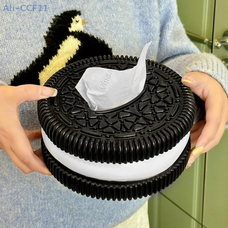 Creative Oreo Style Extractive Paper Box Car and Home living room Bedroom Desktop tissue box Dining Table decoration ornament
Creative Oreo Style Extractive Paper Box Car and Home living room Bedroom Desktop tissue box Dining Table decoration ornament