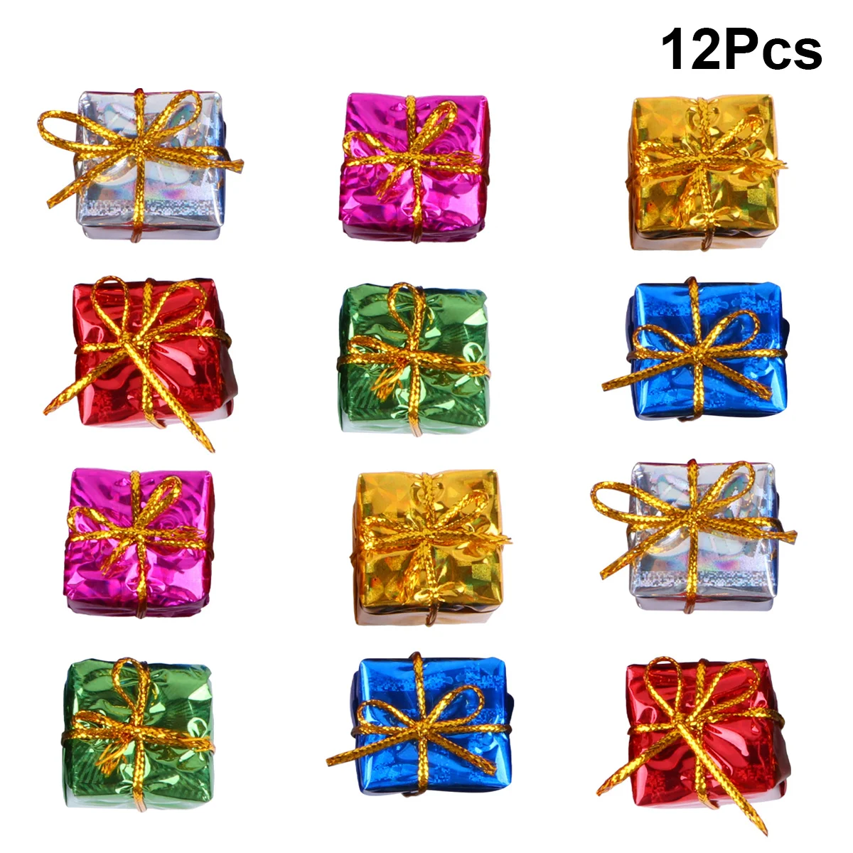 12Pcs Christmas Tree Decorations Small Gift Boxes Colorful Bubble Material Xmas Hanging Ornaments 25cm Christmas Tree Ornaments
12Pcs Christmas Tree Decorations Small Gift Boxes Colorful Bubble Material Xmas Hanging Ornaments 25cm Christmas Tree Ornaments