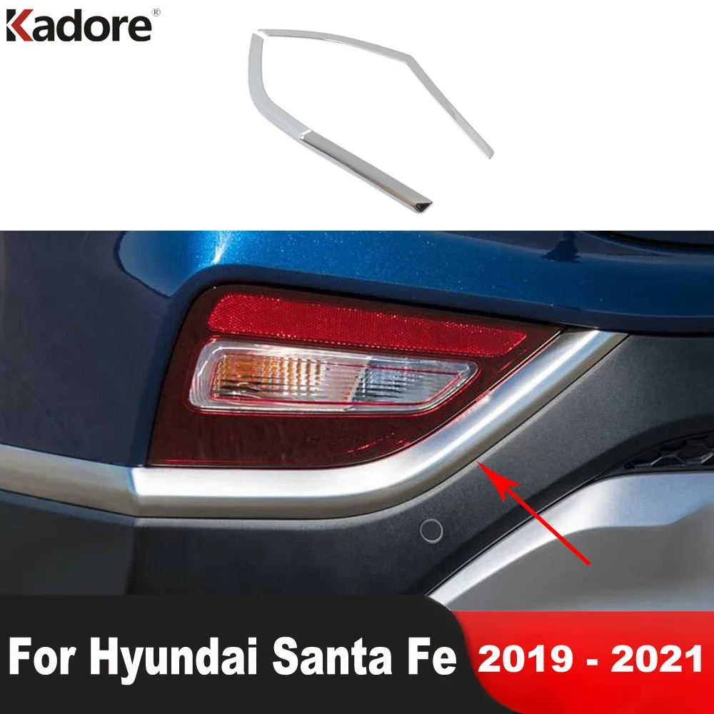 Задний противотуманный фонарь, накладка на брови для Hyundai Santa Fe 2019 2020 2021, хромированная автомобильная задняя противотуманная фара, полоска для век, аксессуары
Задний противотуманный фонарь, накладка на брови для Hyundai Santa Fe 2019 2020 2021, хромированная автомобильная задняя противотуманная фара, полоска для век, аксессуары