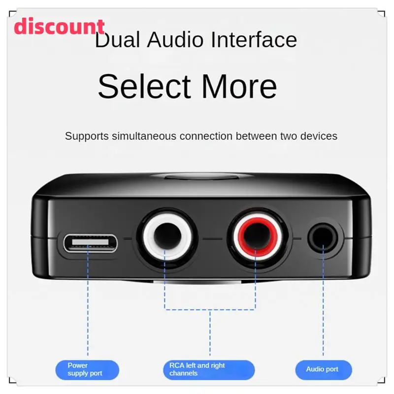 Bluetooth 5.1 Аудиоприемник 3,5 мм AUX RCA Стерео Музыка Беспроводной адаптер Bluetooth-приемник для усилителя динамика Простой в использовании
Bluetooth 5.1 Аудиоприемник 3,5 мм AUX RCA Стерео Музыка Беспроводной адаптер Bluetooth-приемник для усилителя динамика Простой в использовании