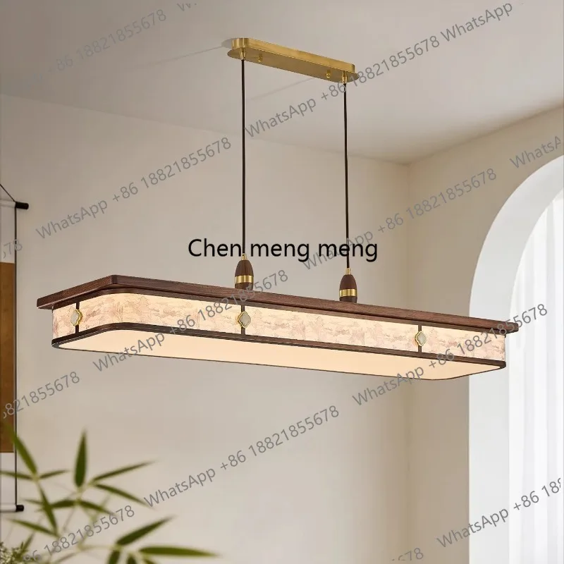 Song-style aesthetic restaurant chandelier New Chinese black walnut Chinese style tea room bar lamp
Song-style aesthetic restaurant chandelier New Chinese black walnut Chinese style tea room bar lamp