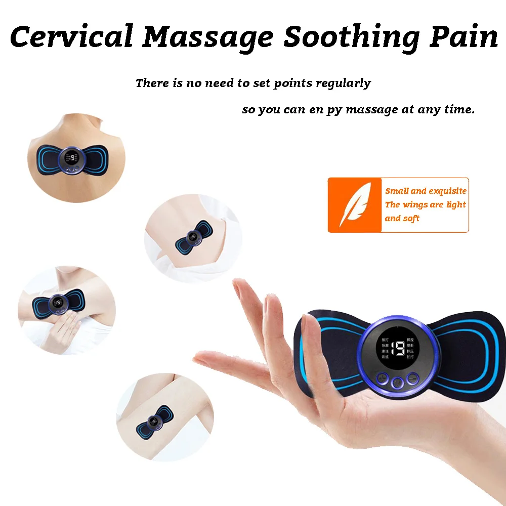 Multifunctional Pulse Massage Sticker EMS Smart Electrotherapy Mini Portable Massager Shoulder Neck and Cervical Massage Sticker
Multifunctional Pulse Massage Sticker EMS Smart Electrotherapy Mini Portable Massager Shoulder Neck and Cervical Massage Sticker