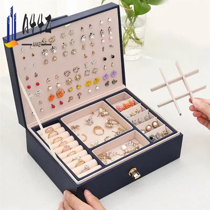 A44Z-Jewelry Boxes Organizer Stud Earring Organizer For Women Girl Mens Necklace Holder Organizer Bracelet Storage Case
A44Z-Jewelry Boxes Organizer Stud Earring Organizer For Women Girl Mens Necklace Holder Organizer Bracelet Storage Case