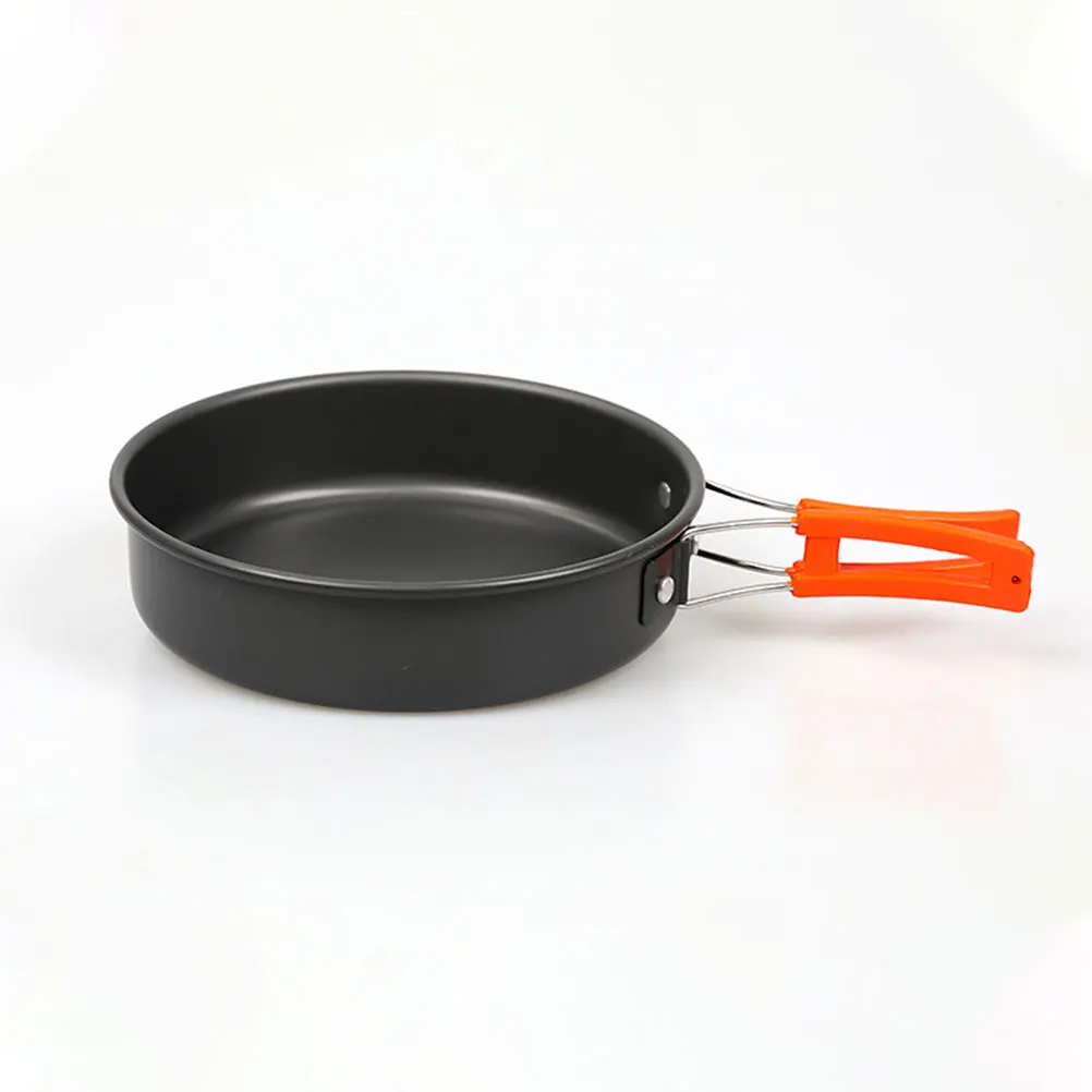 Portable Camping Cookware Set Aluminum Alloy Hard Anodized Outdoor Pot Pan Kettle for Hiking BBQ Picnic Lightweight Compact
Portable Camping Cookware Set Aluminum Alloy Hard Anodized Outdoor Pot Pan Kettle for Hiking BBQ Picnic Lightweight Compact