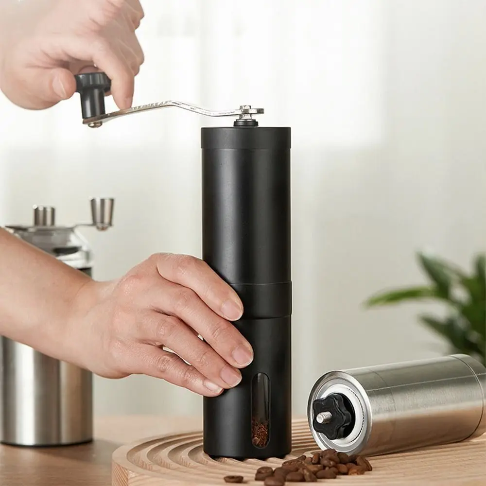 Stainless Steel Manual Coffee Grinder Ceramic Burr Portable Hand Coffee Mill Extra Long Hand Crank Ergonomic Grip
Stainless Steel Manual Coffee Grinder Ceramic Burr Portable Hand Coffee Mill Extra Long Hand Crank Ergonomic Grip