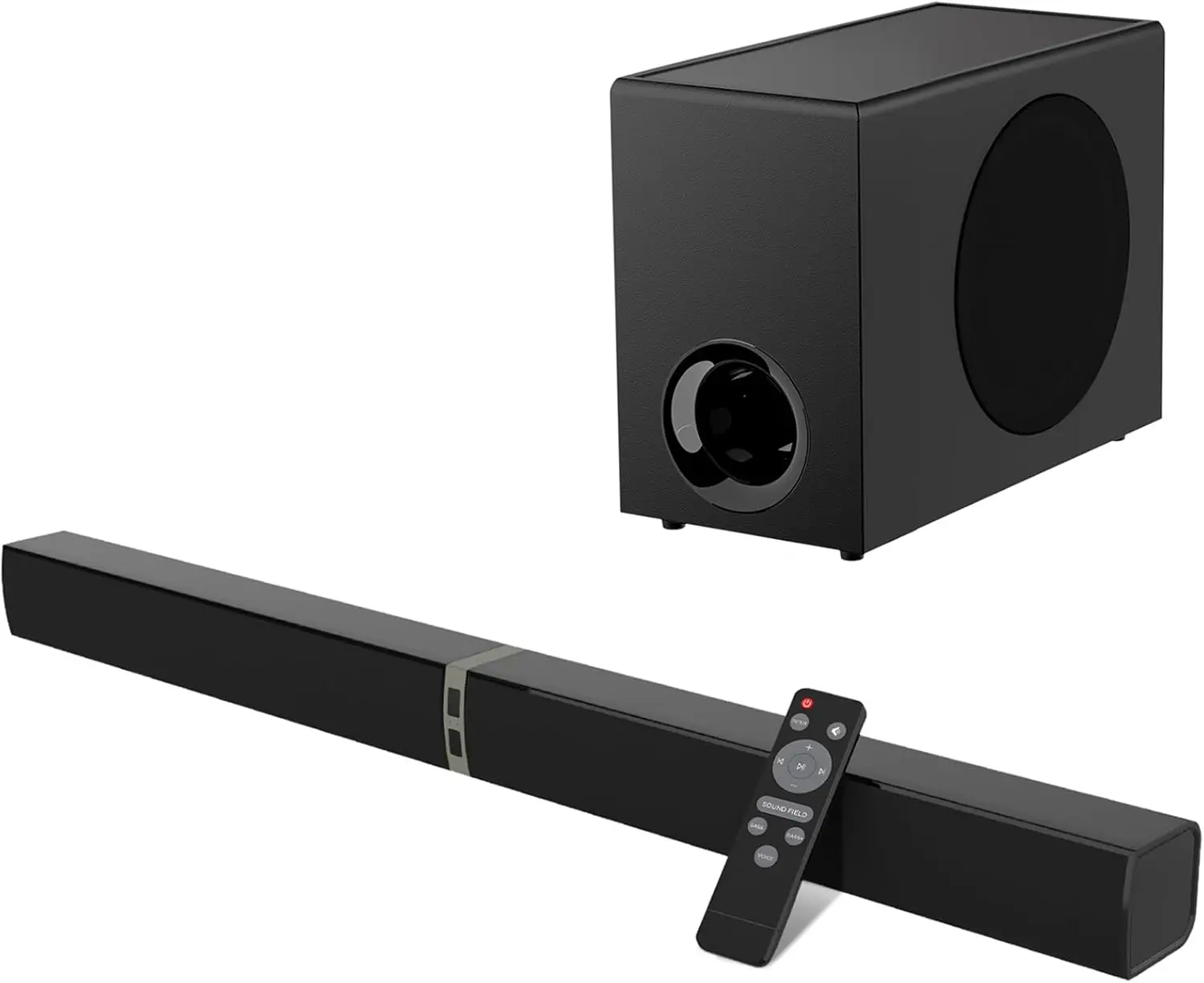 Sound Bar with Subwoofer 120W Soundbar for Smart TV Surround Sound Home Theater System Bluetooth 5 3 Audio Compatible with ARC
Sound Bar with Subwoofer 120W Soundbar for Smart TV Surround Sound Home Theater System Bluetooth 5 3 Audio Compatible with ARC