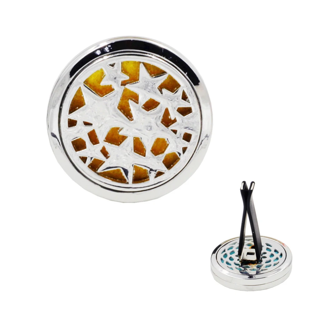 Car Fragrance Diffuser Vent Clip Car Air Freshener Perfume Clamp Aromatherapy Essential Oil Diffuser with Refill Pad (Star)
Car Fragrance Diffuser Vent Clip Car Air Freshener Perfume Clamp Aromatherapy Essential Oil Diffuser with Refill Pad (Star)