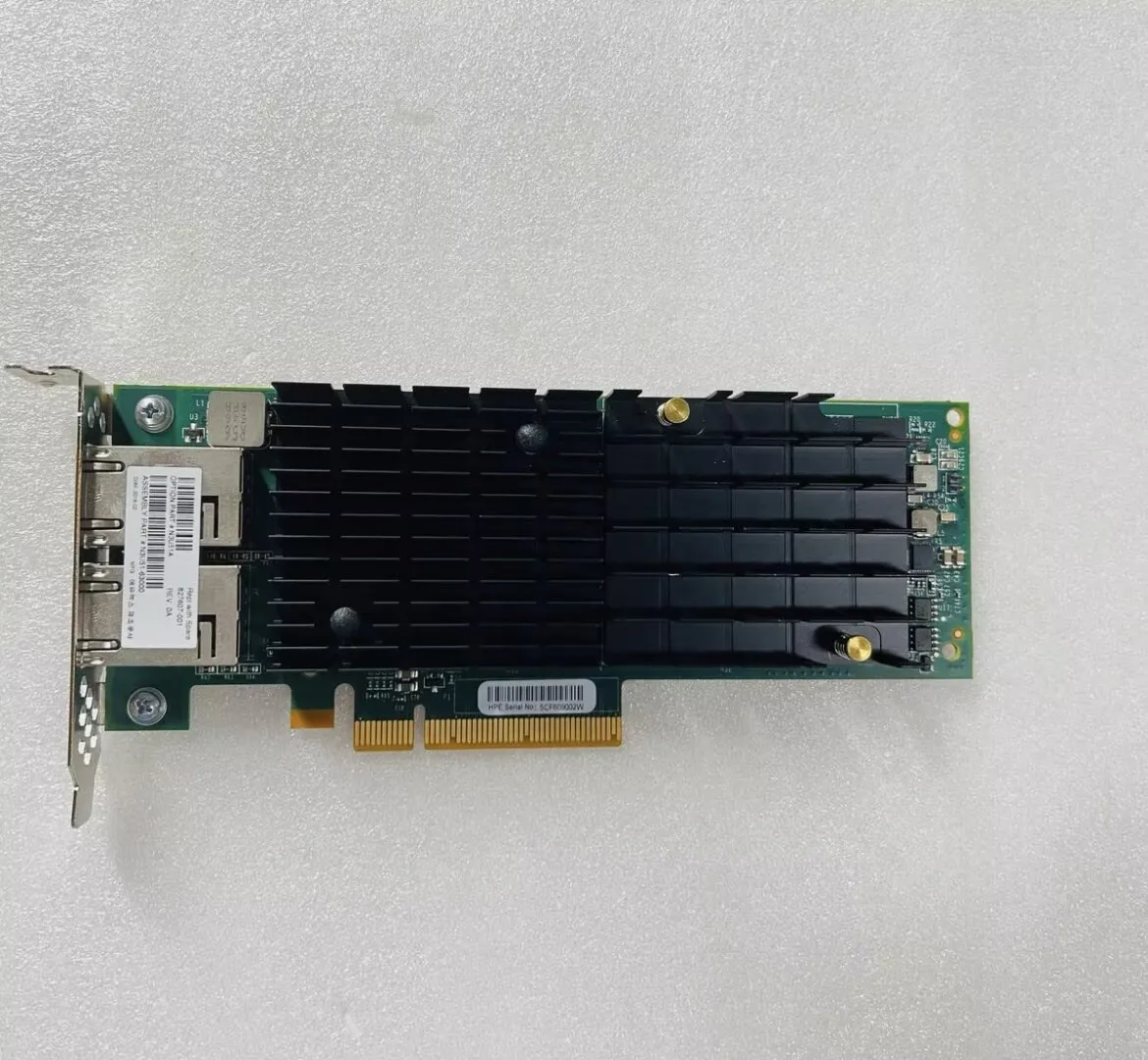 ДЛЯ HP StoreFabric SN1200E-T 2-портовый 10GbE RJ45 PCI-E LP-827607-001 N3U51A
ДЛЯ HP StoreFabric SN1200E-T 2-портовый 10GbE RJ45 PCI-E LP-827607-001 N3U51A