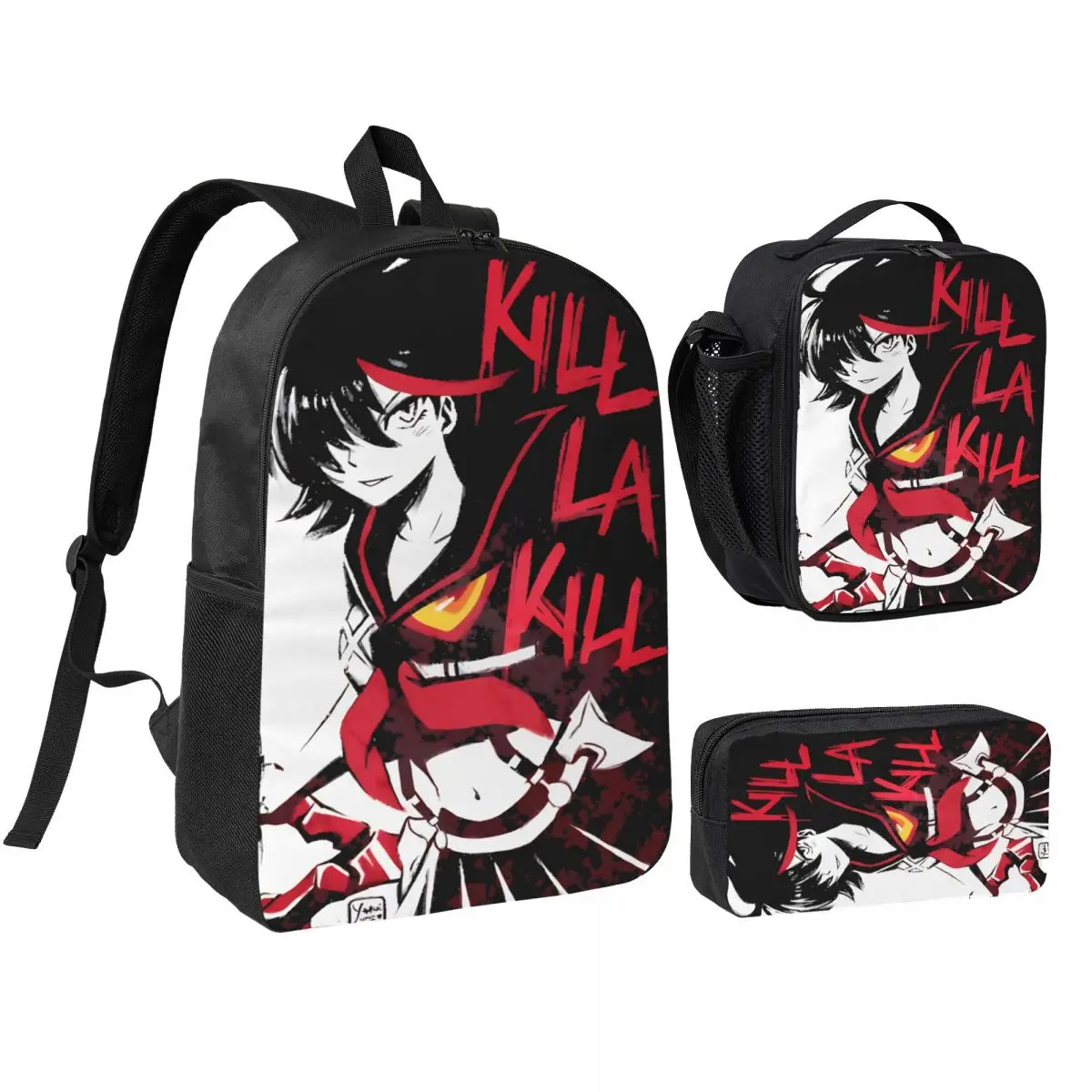 3Pcs Vintage Anime Kill La Kill Theme School bags Set for Children Pen Bags Backpack Sets with Lunch Box For Students Daypack
3Pcs Vintage Anime Kill La Kill Theme School bags Set for Children Pen Bags Backpack Sets with Lunch Box For Students Daypack