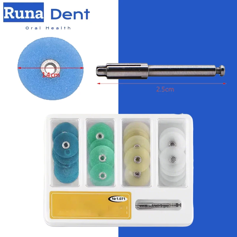 Dental Polishing Discs Polimento Discs Gross Reduction Contouring Mandrel Stripes Set 4 Color Restoration
Dental Polishing Discs Polimento Discs Gross Reduction Contouring Mandrel Stripes Set 4 Color Restoration
