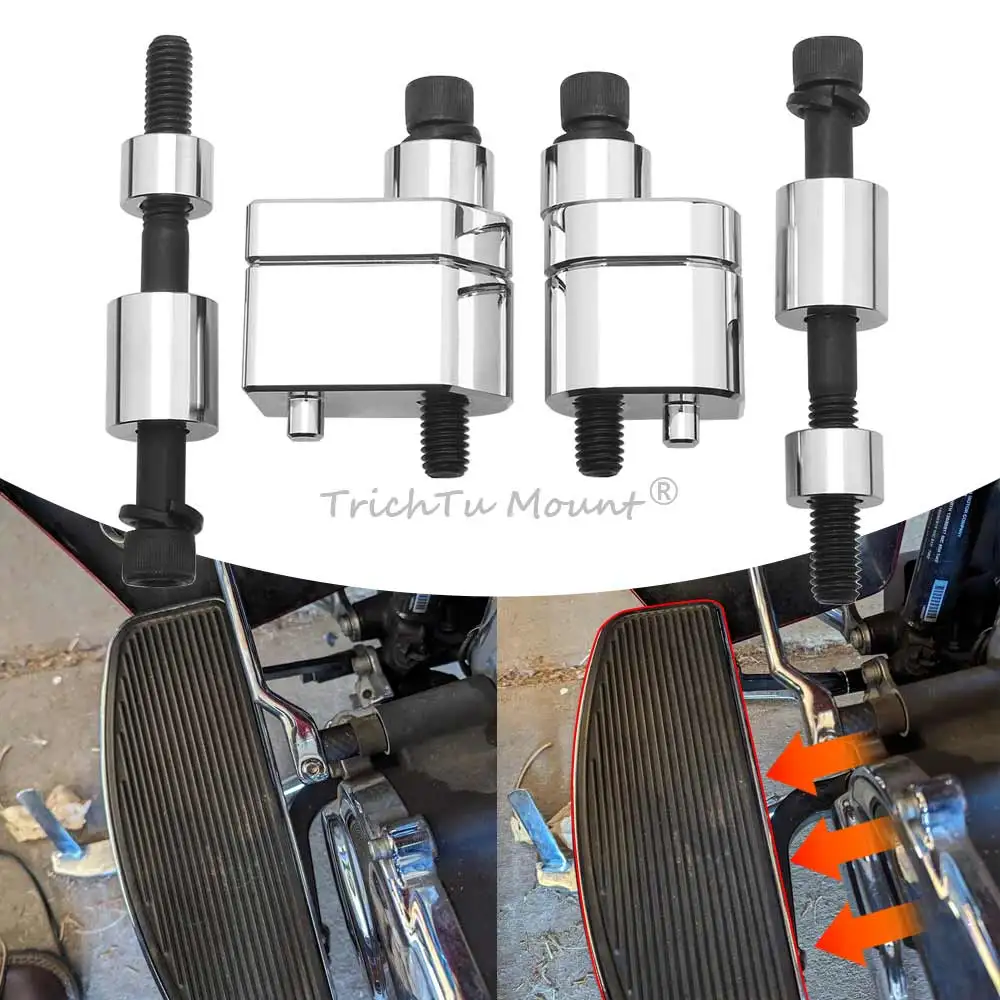 Motorcycle Foot Extension Bracket Kit 1"- 1/2"Driver Floorboard Extension Kit For Touring Street Glide Road King FLHR 2009-2024
Motorcycle Foot Extension Bracket Kit 1"- 1/2"Driver Floorboard Extension Kit For Touring Street Glide Road King FLHR 2009-2024