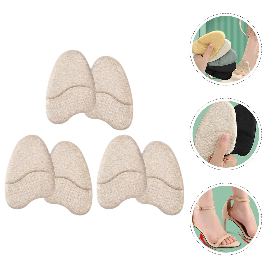 3Pairs Forefoot Pads High Heel Shoe Inserts Nonslip Comfortable Metatarsal Cushions Shoe Toe Inserts Foot Pads for Women
3Pairs Forefoot Pads High Heel Shoe Inserts Nonslip Comfortable Metatarsal Cushions Shoe Toe Inserts Foot Pads for Women