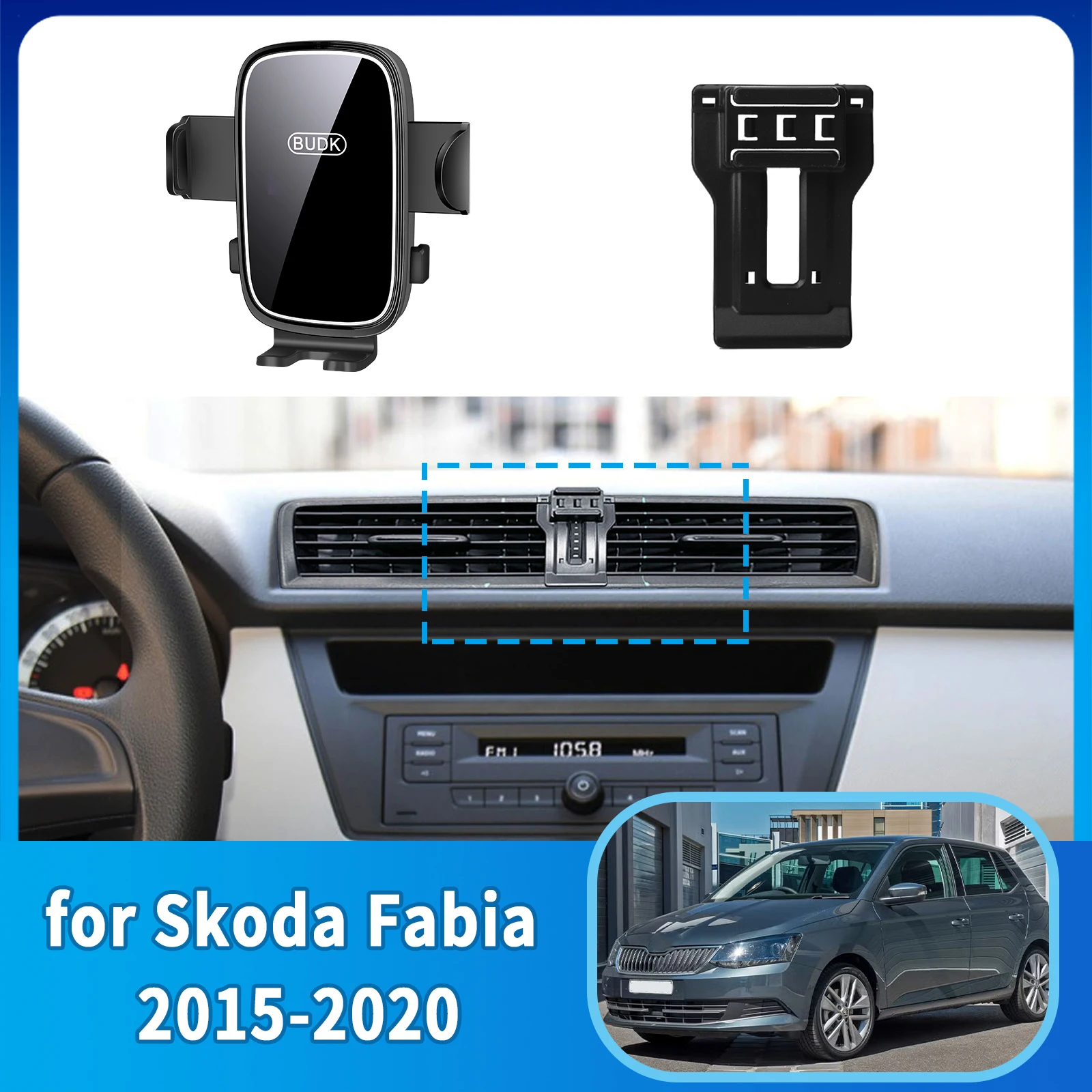 fit for Skoda Fabia 2015~2020 Custom Fit Phone Holder Mount Dashboard Screen Base No Drill Car accessoires
fit for Skoda Fabia 2015~2020 Custom Fit Phone Holder Mount Dashboard Screen Base No Drill Car accessoires