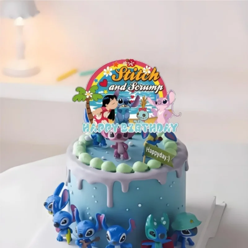 Disney Stitch Cake Toppers Pink Stitch Balloons Birthday Party Decor Cartoon Theme Cupcake Toppers for Wedding New Year Decor
Disney Stitch Cake Toppers Pink Stitch Balloons Birthday Party Decor Cartoon Theme Cupcake Toppers for Wedding New Year Decor