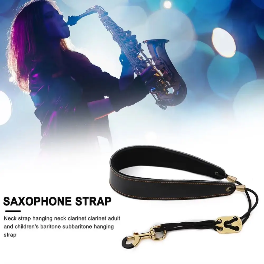 Adjustable Saxophone Neck Strap Comfortable Metal Hook Sax Shoulder Harness Breathable PU Leather Clarinet Neck Band
Adjustable Saxophone Neck Strap Comfortable Metal Hook Sax Shoulder Harness Breathable PU Leather Clarinet Neck Band