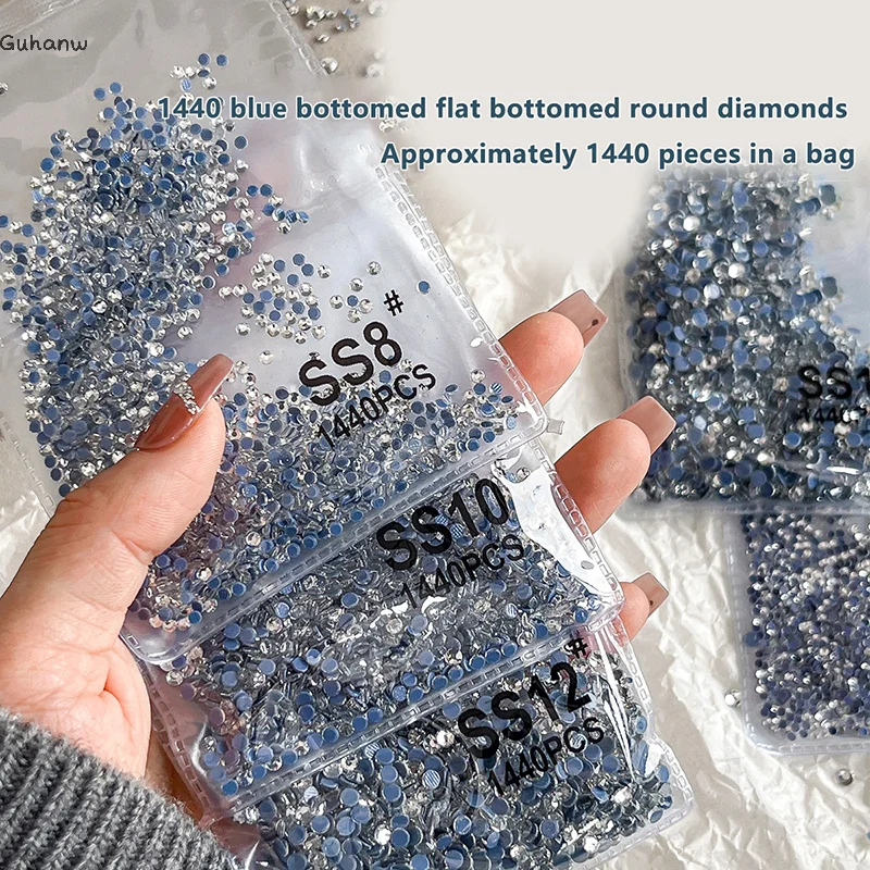 1000/1440pcs Rhinestones SS3-SS20 FlatBack Strass Sewing & Fabric Garment Nail Art Decorations
1000/1440pcs Rhinestones SS3-SS20 FlatBack Strass Sewing & Fabric Garment Nail Art Decorations