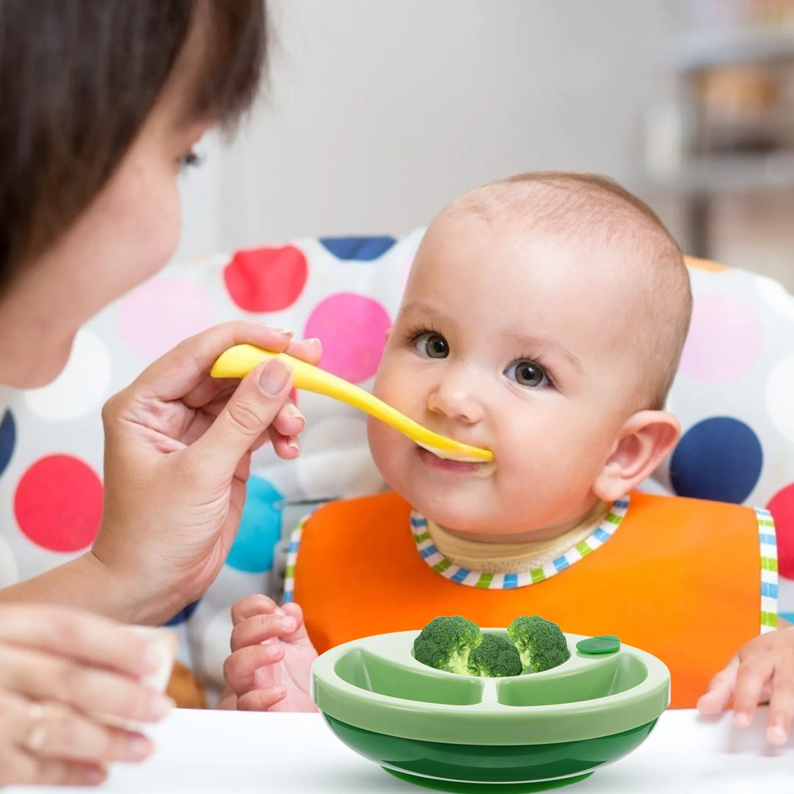 1Pcs Baby Suction Bowl High-Quality PP Silicone Anti-Spill Divided 3-Compartment Insulated Feeding Bowl for Infants Toddlers
1Pcs Baby Suction Bowl High-Quality PP Silicone Anti-Spill Divided 3-Compartment Insulated Feeding Bowl for Infants Toddlers