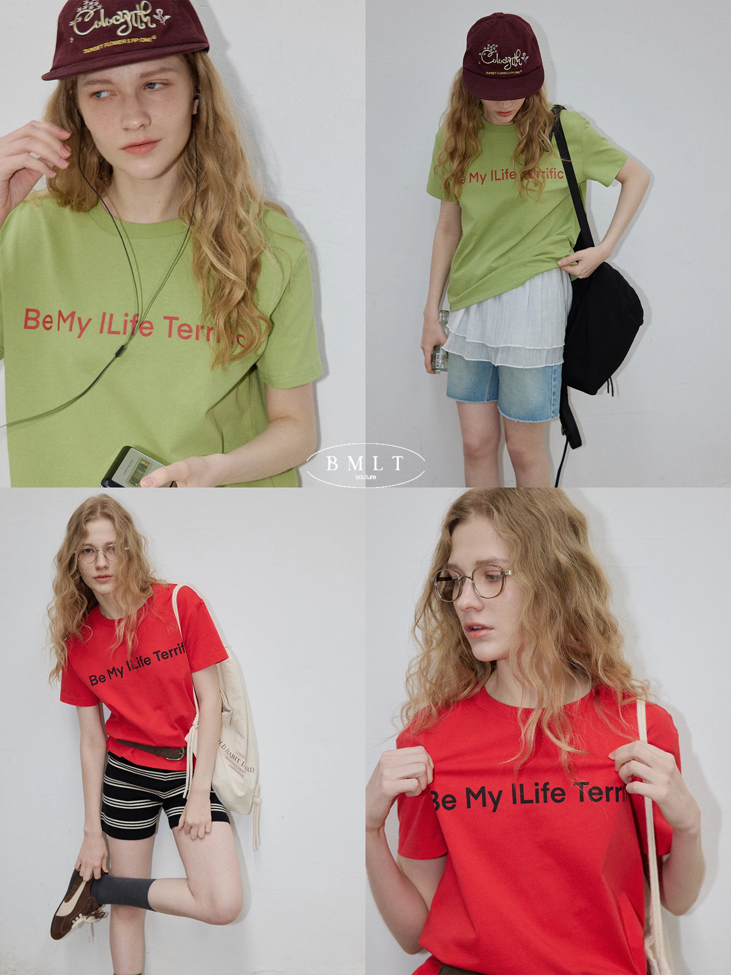 BMLT Women's Retro American Short Sleeve T-shirt 100% Cotton Regular Shoulder Slim Fit Versatile Casual Style round Neck
BMLT Women's Retro American Short Sleeve T-shirt 100% Cotton Regular Shoulder Slim Fit Versatile Casual Style round Neck