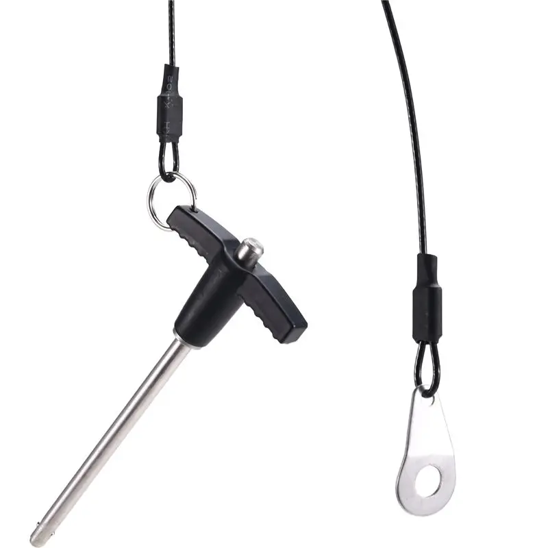 B52C T Handle Quick Release Pin 0.2 Inch Diameter ,Stainless Steel Ball Locking Pin With Push Button Lanyard Cable
B52C T Handle Quick Release Pin 0.2 Inch Diameter ,Stainless Steel Ball Locking Pin With Push Button Lanyard Cable