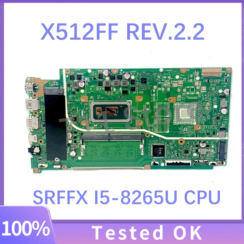 Материнская плата X512FF REV.2.2 60NB0KR0-MB3001 для ноутбука Asus VivoBook X512FF, материнская плата с процессором SRFFX I5-8265U 4G DDR4 100%, протестирована
Материнская плата X512FF REV.2.2 60NB0KR0-MB3001 для ноутбука Asus VivoBook X512FF, материнская плата с процессором SRFFX I5-8265U 4G DDR4 100%, протестирована