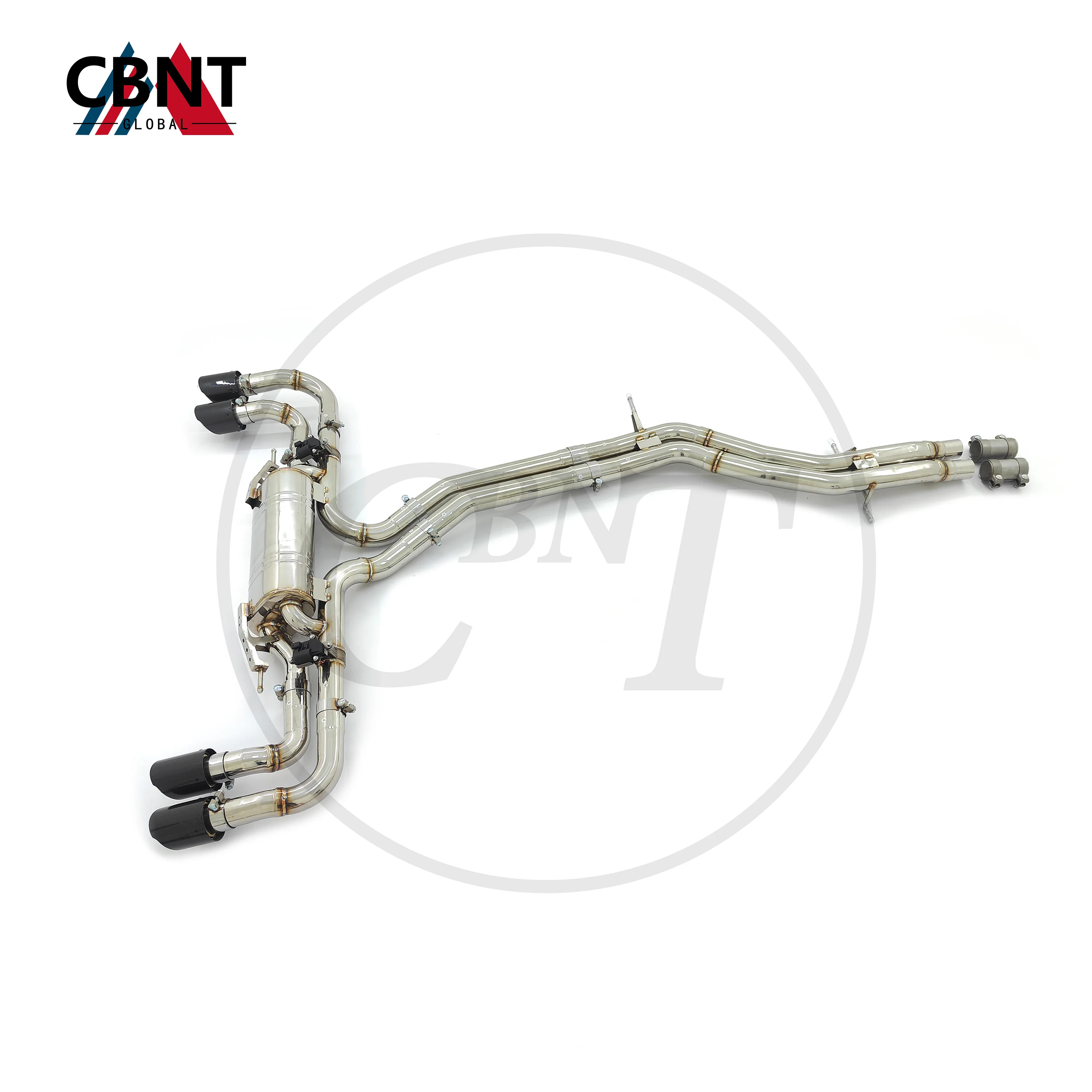 CBNT Valvetronic Exhaust Catback Pipe for Audi SQ8 4.0T 2019-2024 High Quality SS304 Exhaust Systems with Valve Muffler
CBNT Valvetronic Exhaust Catback Pipe for Audi SQ8 4.0T 2019-2024 High Quality SS304 Exhaust Systems with Valve Muffler