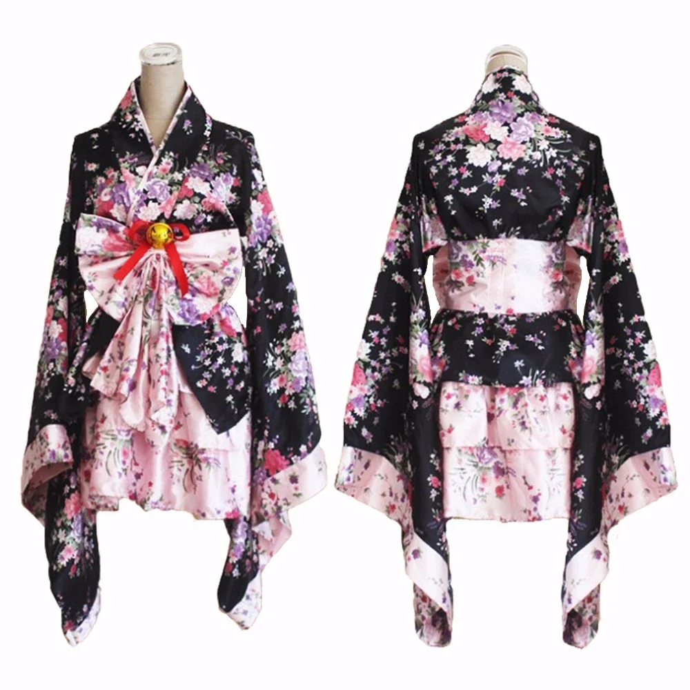 Japanese Kimono Sakura Printed Lolita Pink Short Sexy Layered Skirt Maid Cosplay Costume Halloween Fancy Dress for Women
Japanese Kimono Sakura Printed Lolita Pink Short Sexy Layered Skirt Maid Cosplay Costume Halloween Fancy Dress for Women