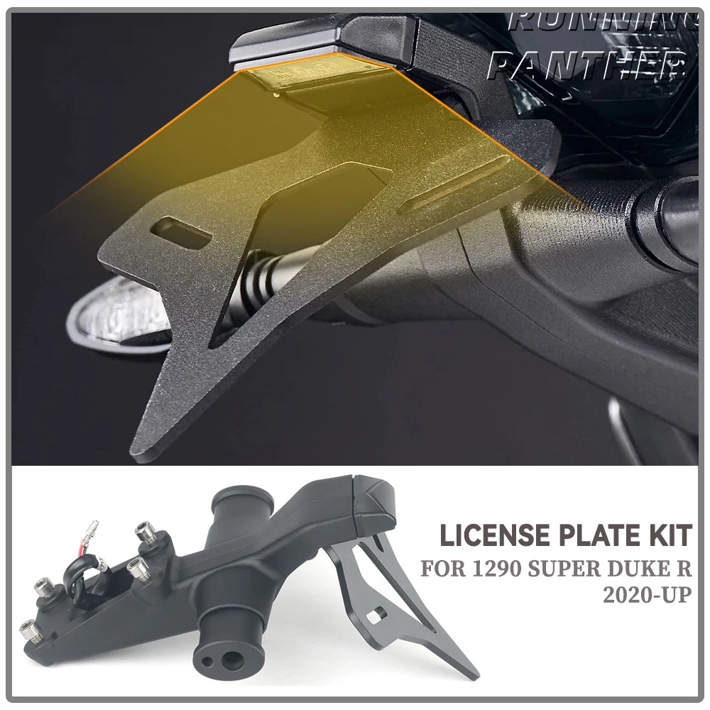 Для 1290 Super Duke R 2020 2021 2022 2023 2024 мотоциклетный задний короткий хвост аккуратный держатель номерного знака комплект кронштейна задней части 
Для 1290 Super Duke R 2020 2021 2022 2023 2024 мотоциклетный задний короткий хвост аккуратный держатель номерного знака комплект кронштейна задней части