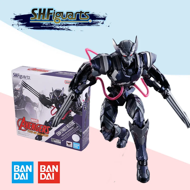 Bandai Original box S.H.Figuarts SHF VENOM SYMBOTE WOLVERINE full action anime pvc model kit finished toy gift for kids children
Bandai Original box S.H.Figuarts SHF VENOM SYMBOTE WOLVERINE full action anime pvc model kit finished toy gift for kids children