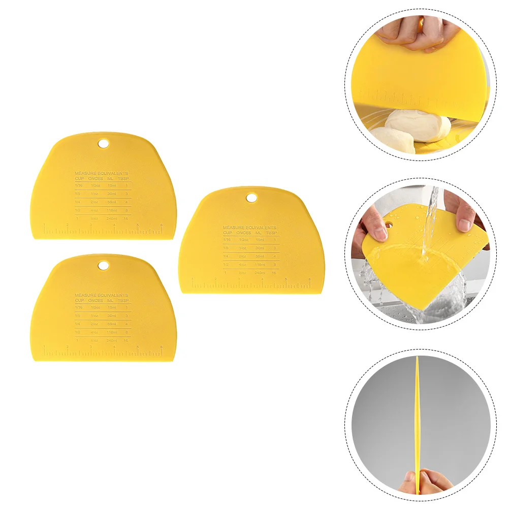 3Pcs Baking Dough Cutter Set Smooth Edge Kitchen Tool for Pastry Bread Cake Making Household Kitchen Tool Dough Scraping Board
3Pcs Baking Dough Cutter Set Smooth Edge Kitchen Tool for Pastry Bread Cake Making Household Kitchen Tool Dough Scraping Board