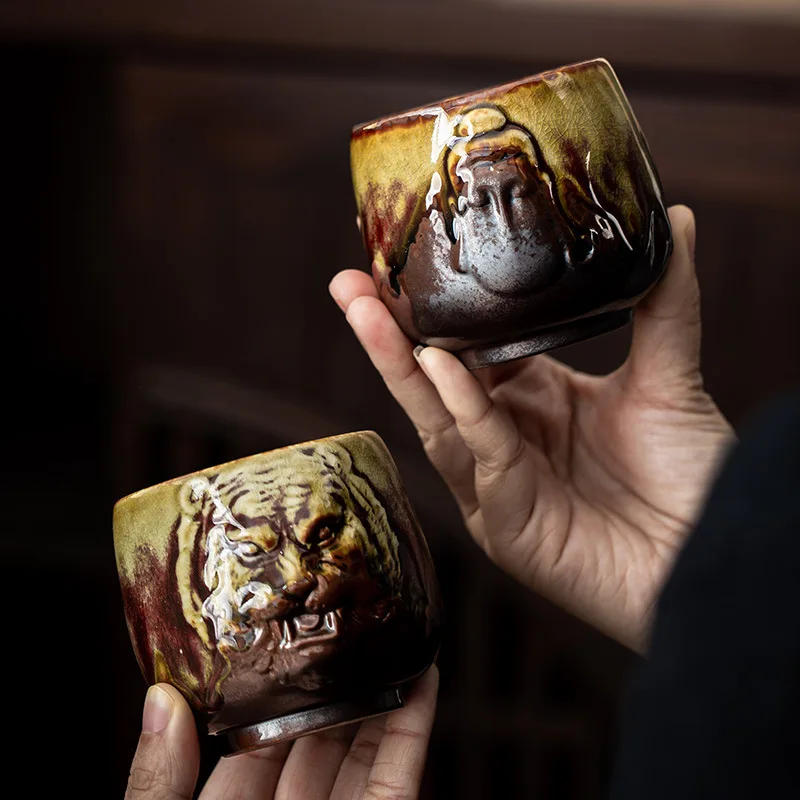 Antique wood-fired pure handcrafted kiln-transformed tea cups, tea sets and tea cups made of ceramic
Antique wood-fired pure handcrafted kiln-transformed tea cups, tea sets and tea cups made of ceramic