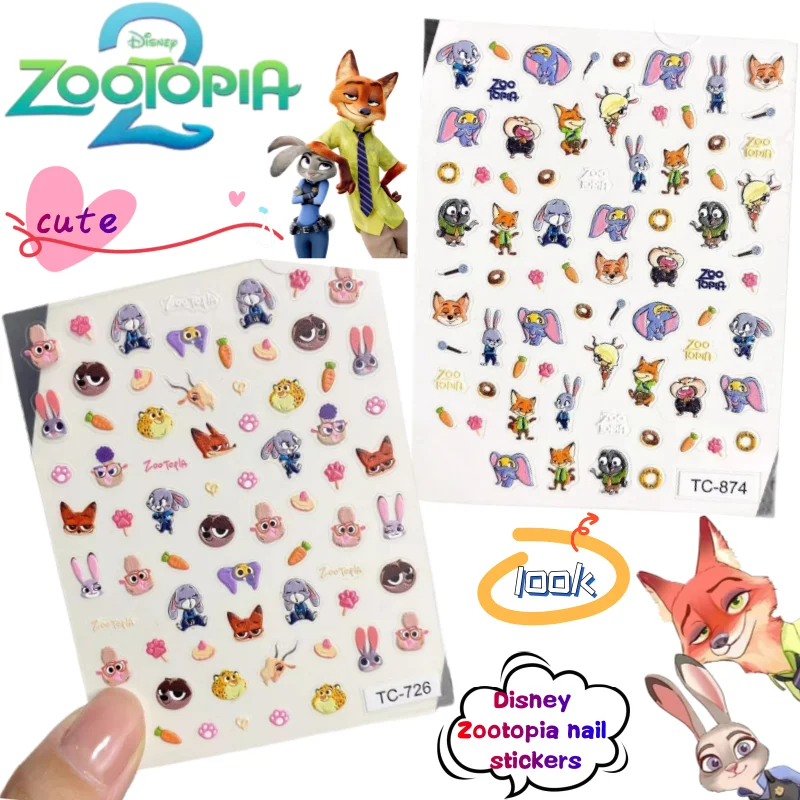 Новые наклейки для ногтей Disney Zootopia с Джуди Хоппс и Ником Уайлдом, яркие, с аниме-принтом, объемные, стереоскопические
Новые наклейки для ногтей Disney Zootopia с Джуди Хоппс и Ником Уайлдом, яркие, с аниме-принтом, объемные, стереоскопические