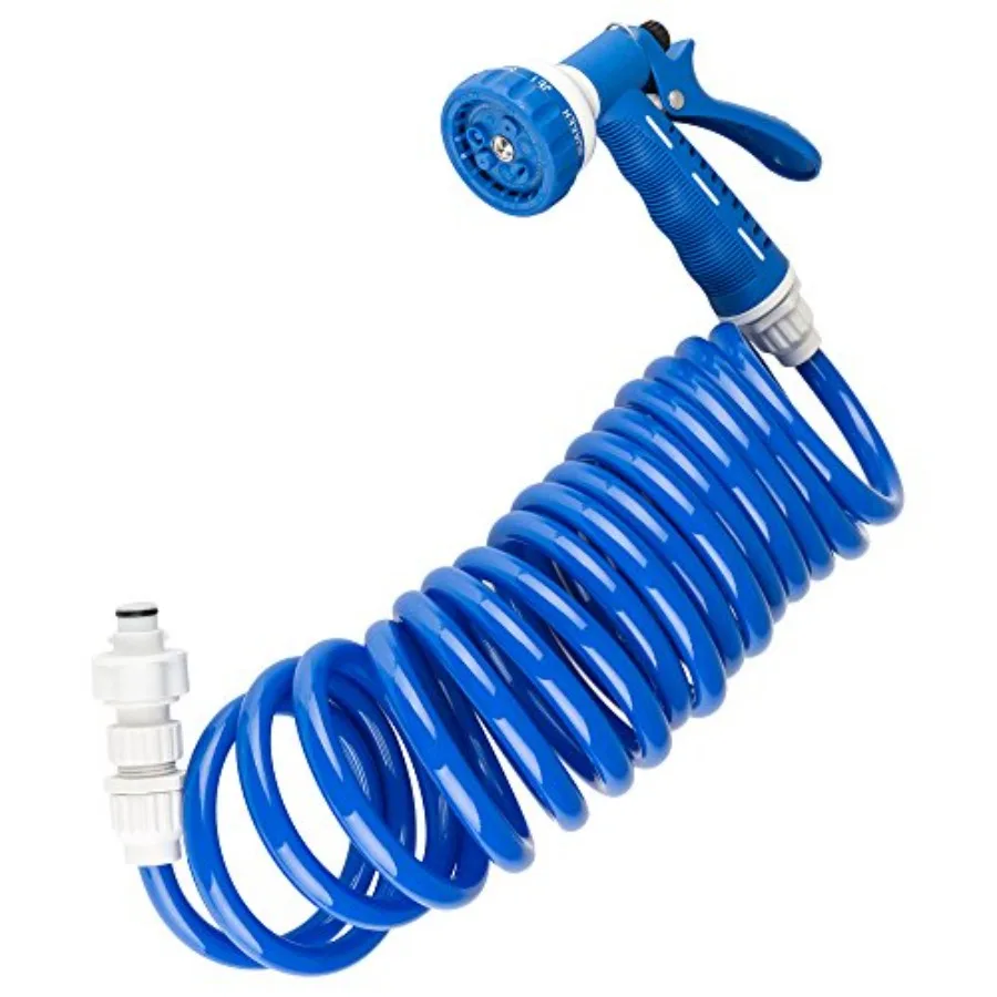 DF-SA187-WT RV Exterior Quick Connect Sprayer with 7 Spray Settings and Coiled Hose Kit. Compatible with Branded Quick Connect
DF-SA187-WT RV Exterior Quick Connect Sprayer with 7 Spray Settings and Coiled Hose Kit. Compatible with Branded Quick Connect