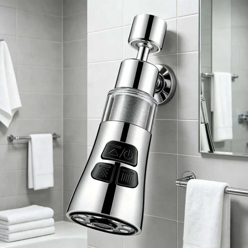 Universal 360° Kitchen Faucet Extender with Filter Function Aerator Splash Filter Washbasin Bubbler Nozzle Aerator for Home Impr
Universal 360° Kitchen Faucet Extender with Filter Function Aerator Splash Filter Washbasin Bubbler Nozzle Aerator for Home Impr