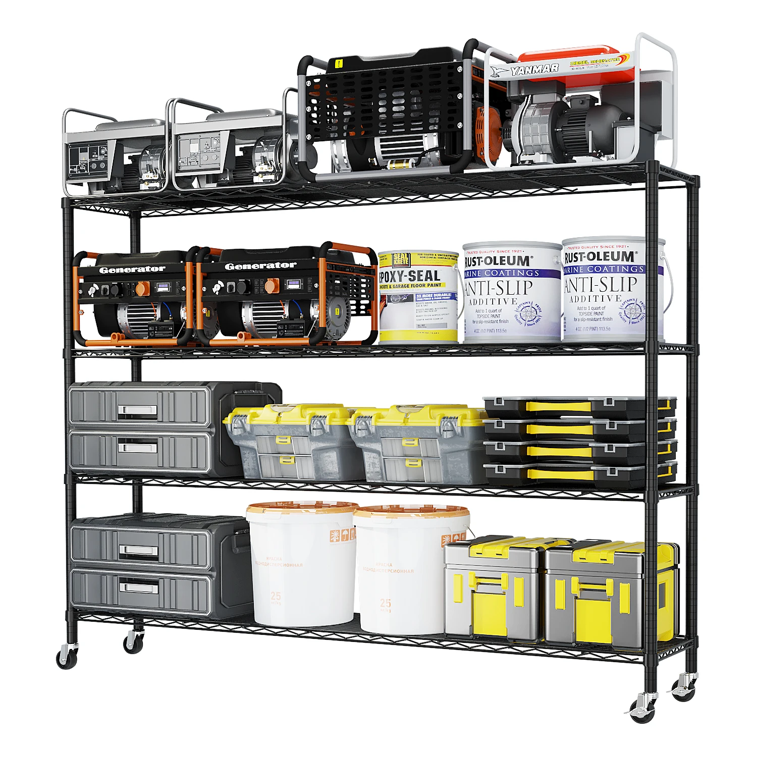 4 layers, freely adjustable layer spacing, pulley, display stand, iron 150 * 45 * 169cm powder black
4 layers, freely adjustable layer spacing, pulley, display stand, iron 150 * 45 * 169cm powder black