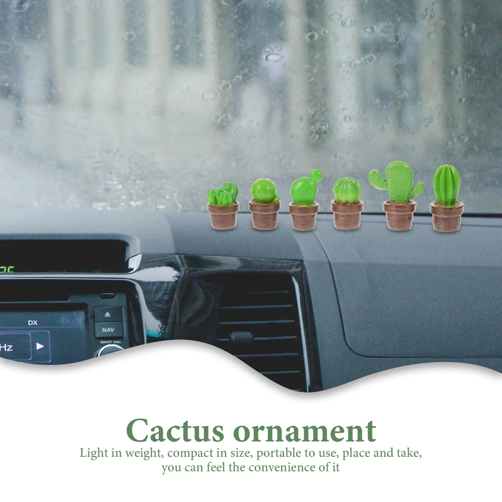 6pcs Simulated Cactus Potted Plant Decorations Miniature Resin Figurines Adorable Bonsai Ornaments for Garden Indoor Display
6pcs Simulated Cactus Potted Plant Decorations Miniature Resin Figurines Adorable Bonsai Ornaments for Garden Indoor Display