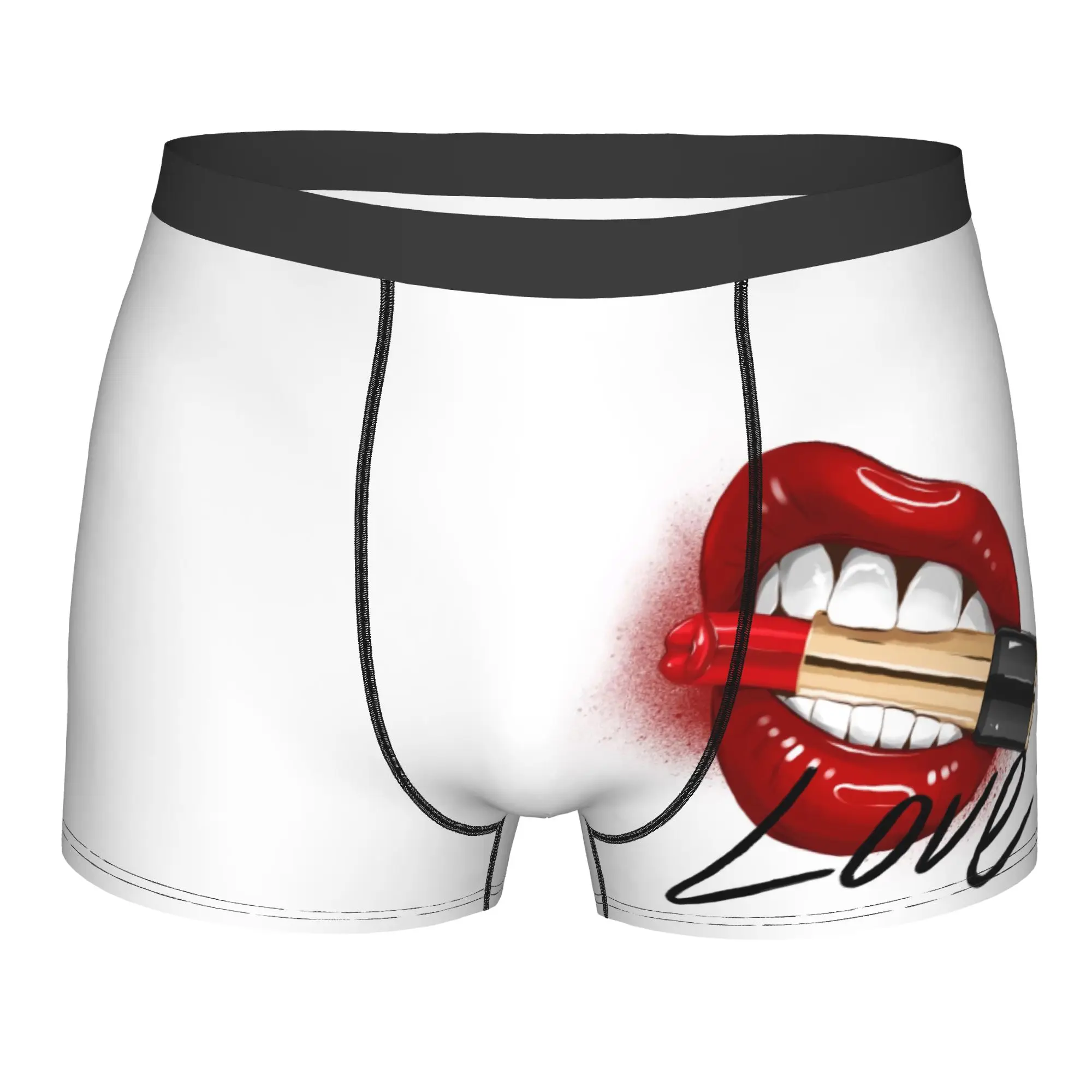 Custom Sexy Lips Love Underwear Men Breathable Modern Lipstick Art Boxer Briefs Shorts Panties Soft Underpants For Homme
Custom Sexy Lips Love Underwear Men Breathable Modern Lipstick Art Boxer Briefs Shorts Panties Soft Underpants For Homme