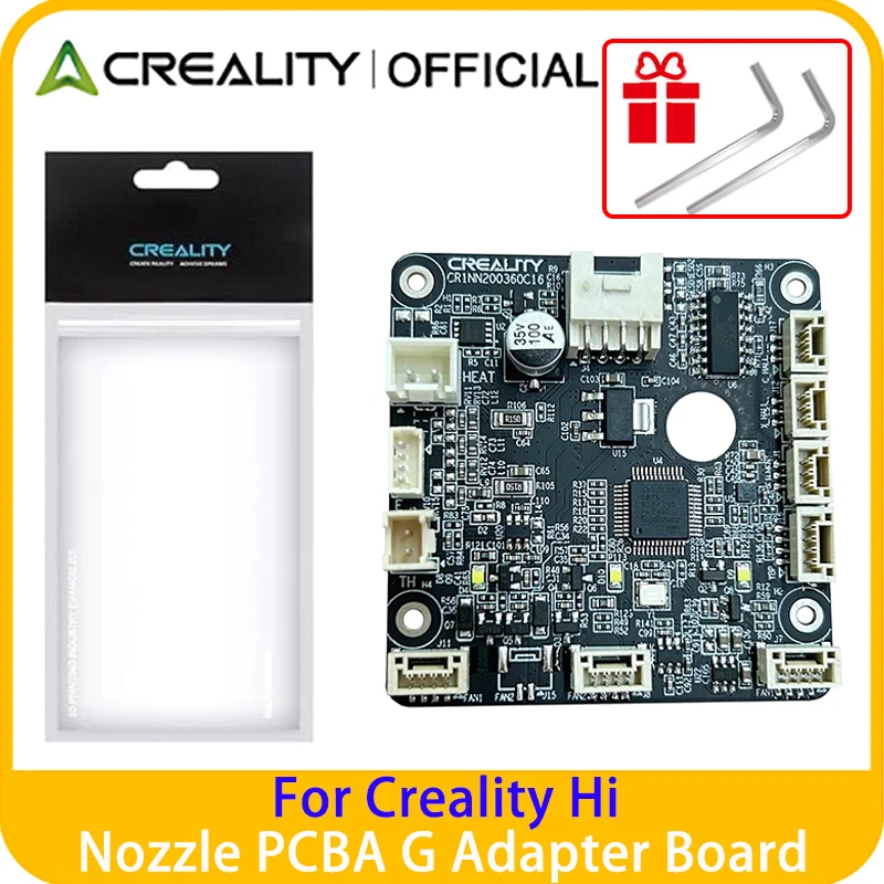Official Creality Hi Pacb Hotend Adapter Plate Creality HI Lock Nozzle PCBA G Adapter Board for Creality Hi 3d Printer Parts